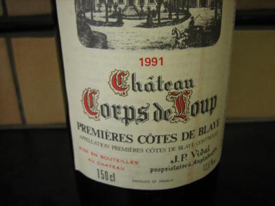 1 ère côtes de Blaye