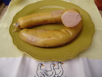 Saucisse de foie de porc
