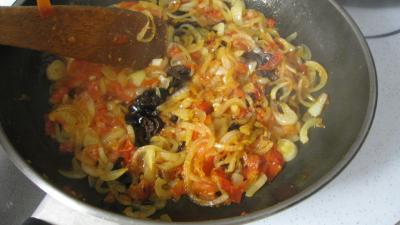 Purée d'aubergines et confit d'oignons et de tomates - 10.4