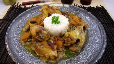 Image : Assiette du coq à la bière