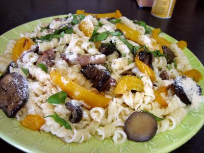 Image : Plat de maccheroni au parmesan
