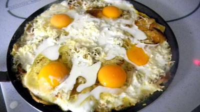 Oeufs au plat à la Savoyarde - 3.4