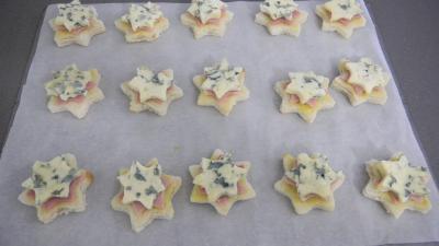 Recette Canapés au jambon et à la fourme d'Ambert
