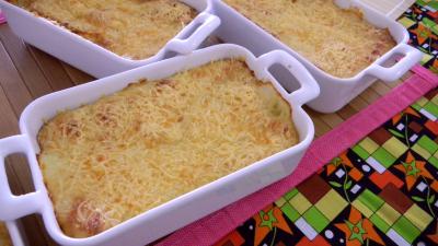 Recette Crevettes en gratin aux pommes de terre 