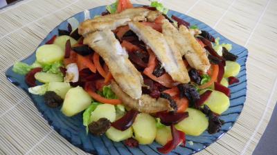 Recette Salade de pommes de terre et merlan 