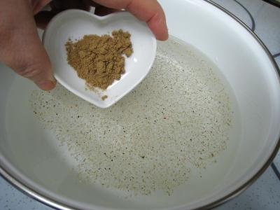 Crevettes au lait de coco et sa polenta - 7.3
