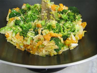 Crevettes au lait de coco et sa polenta - 15.4