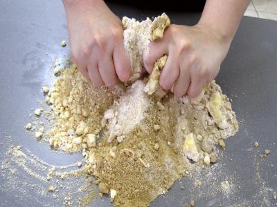 Crumble de camembert et sa salade - 11.2