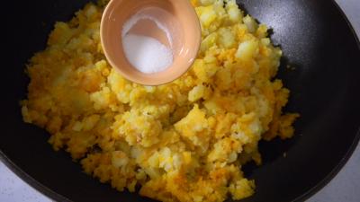 Potimarron et pommes de terre aux oignons confits - 5.3