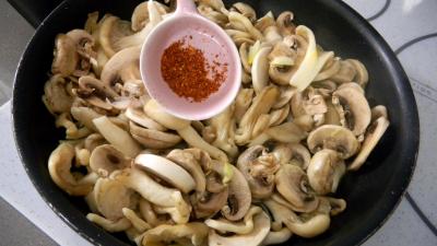 Recette Merlan aux champignons de Paris et pleurotes