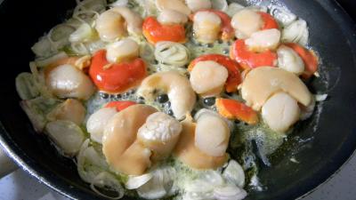 Recette Saint-Jacques parfumées au safran