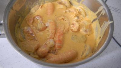 Feuilletés de langoustines et de crevettes - 7.4