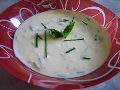 Image : recette Sauce au fromage blanc aux fines herbes