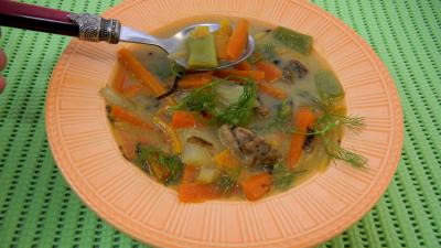 Cuisine diététique : Assiette de carottes au ris de veau