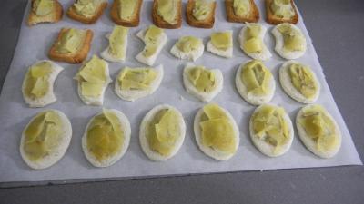 Recette Canapés aux aubergines