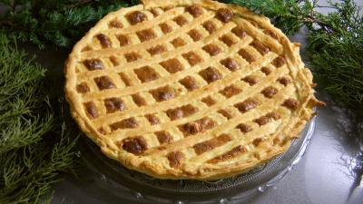 Recette Plat de tarte au fromage blanc et au chèvre