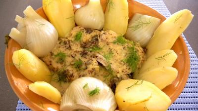 Filets de lieu noir à la moutarde - 9.4