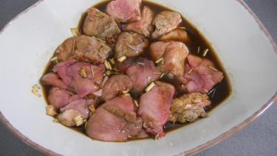 Recette Brochettes de ris de veau aux légumes