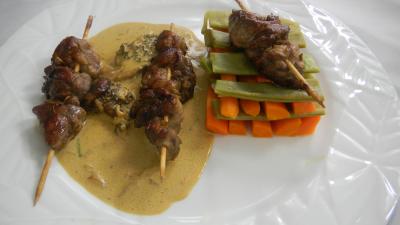 Brochettes de ris de veau aux légumes - 8.1
