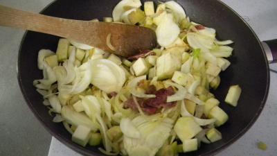 Lieu noir sauté aux pâtes et aux légumes - 5.2