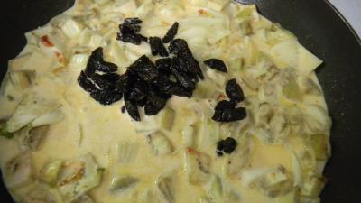 Lieu noir sauté aux pâtes et aux légumes - 7.2