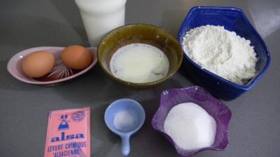 Ingrédients pour la recette : Gaufres
