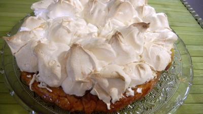 Image : recette Tarte tatin meringuée