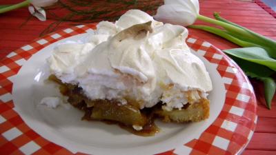 Recette Tarte tatin meringuée