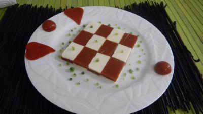 Amuse-bouche moléculaire à la tomate et mozzarella - 18.1