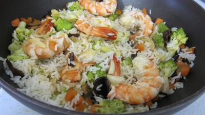 Recette Riz minceur aux crevettes