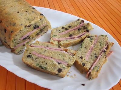cake au jambon