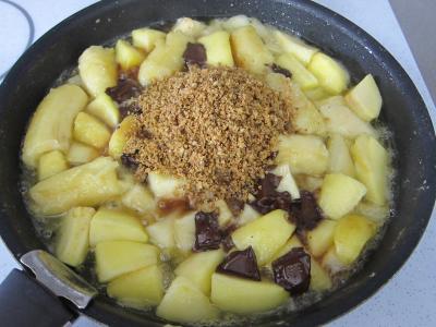 Brouillade de fruits au pralin et chocolat - 4.4