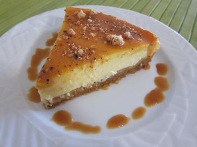 Image : recette Cheese cake au caramel