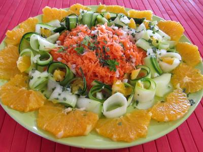 Image : recette Orange en salade à l'eau de fleur d'oranger