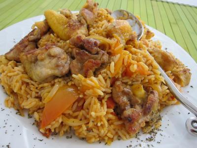 Photo : Risotto au poulet