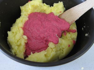 Recette Betterave et pommes de terre en purée