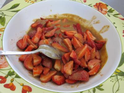 Blinis aux fraises et aux fruits - 4.3