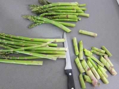 Asperges et magrets aux amandes et aux oranges - 1.1