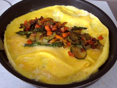 Omelettes aux carottes et aux légumes - 9.1
