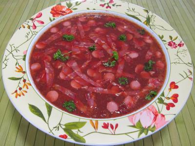 Velouté de betterave facile au chorizo - 6.2