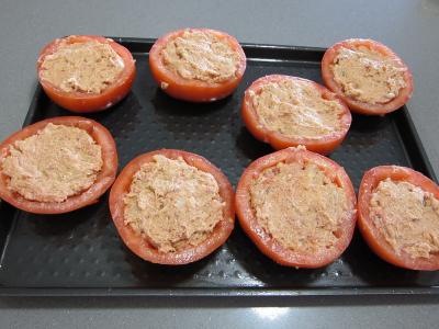 Tomates farcies chipolatas et merguez - 5.3
