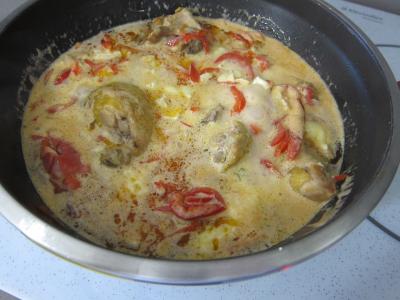 Fricassée de poulet au coulommiers - 5.3