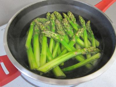 Asperges et gaufrettes au chorizo - 3.2