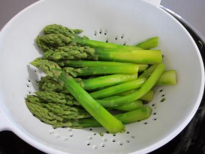 Asperges et gaufrettes au chorizo - 3.4