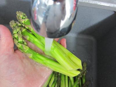 Asperges et gaufrettes au chorizo - 1.3