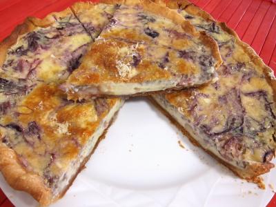 Recette Quiche au chou rouge