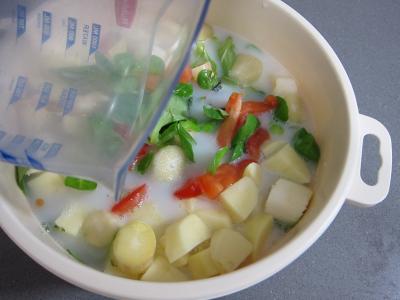 Mâche en velouté et sa gaufrette à la mozzarella - 4.3