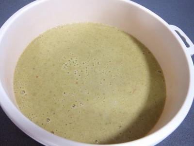 Mâche en velouté et sa gaufrette à la mozzarella - 8.3