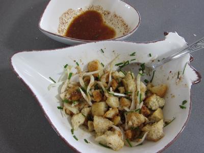 Coquelets au miel et aux pommes caramélisées et aux asperges - 6.1