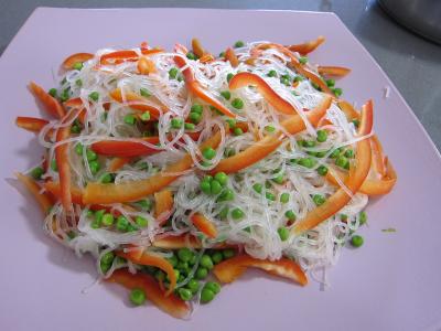 Vermicelle de riz et crevettes en salade - 6.2